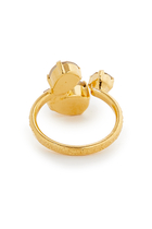 Alisia Ring, 18k Gold-Plated Brass